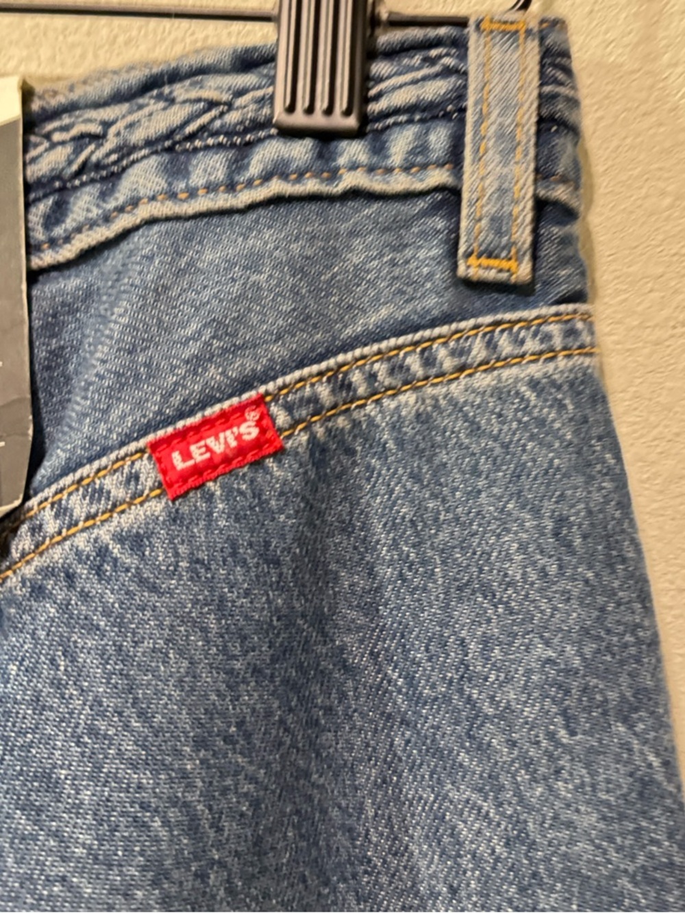 Levi's Ribcage Wide Leg Braided high waist Jeans size 24 NWT - Picture 12 of 14